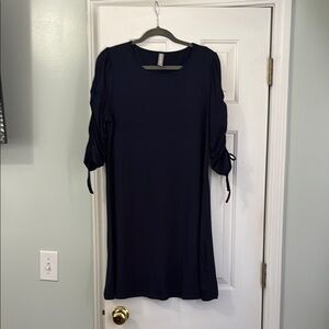 Elegant Navy Blue Women's Dress